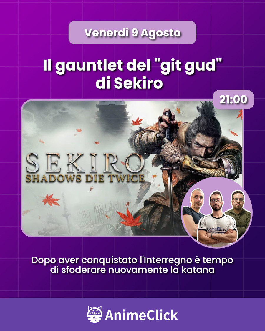 AnimeClick su Twitch: programma dal 5 luglio all'11 agosto AnimeClick su Twitch: programma dal 5 luglio all'11 agosto